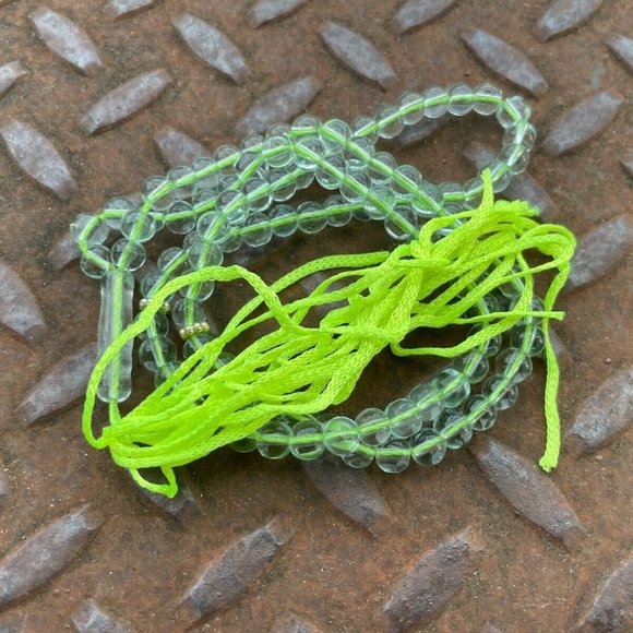 Prayer Tasbeeh Green Neon Plastic Beads Religious Islamic Beads Tasbeh - Picture 5 of 6